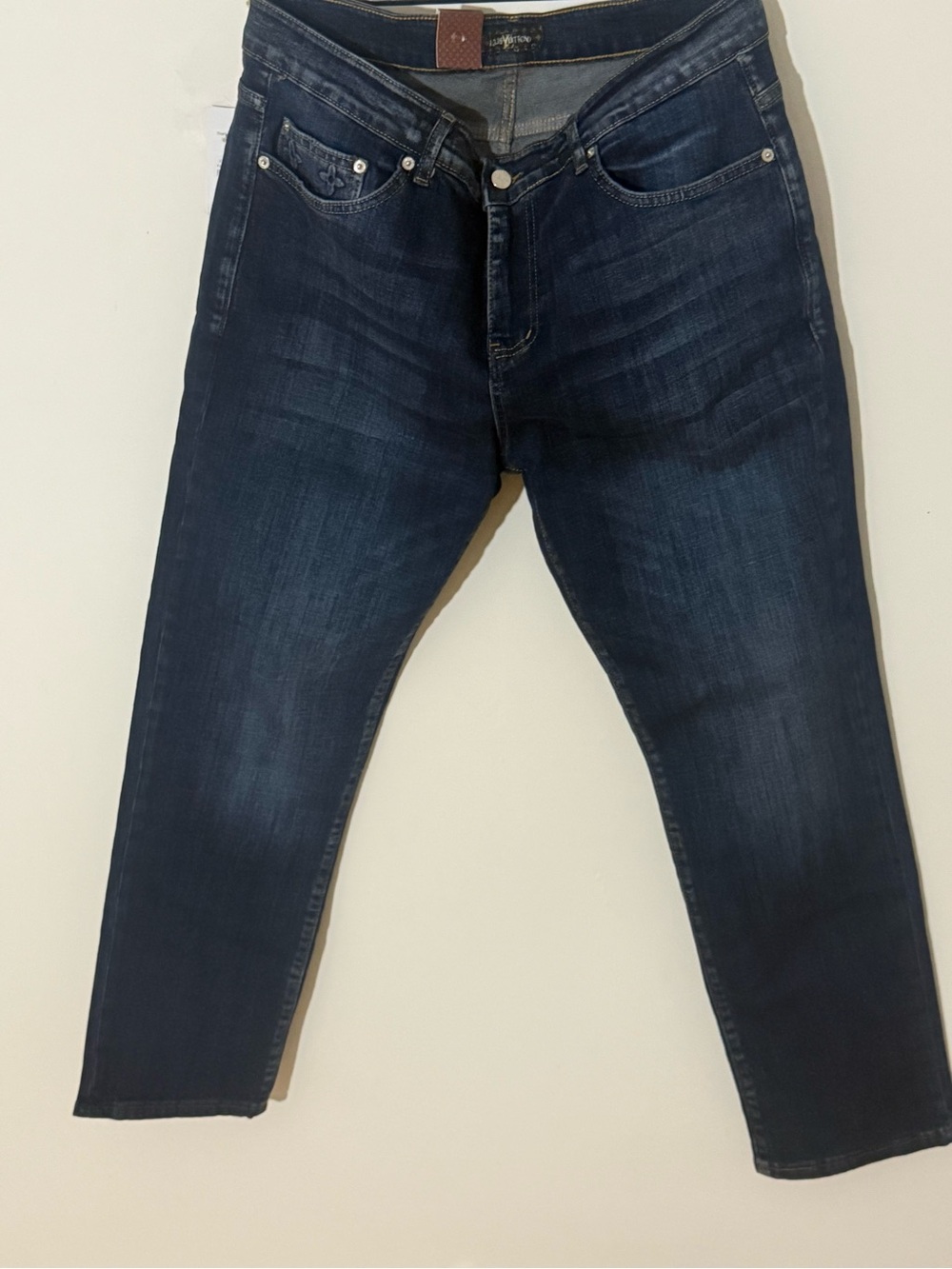 Men's Dark Blue Slim Jeans